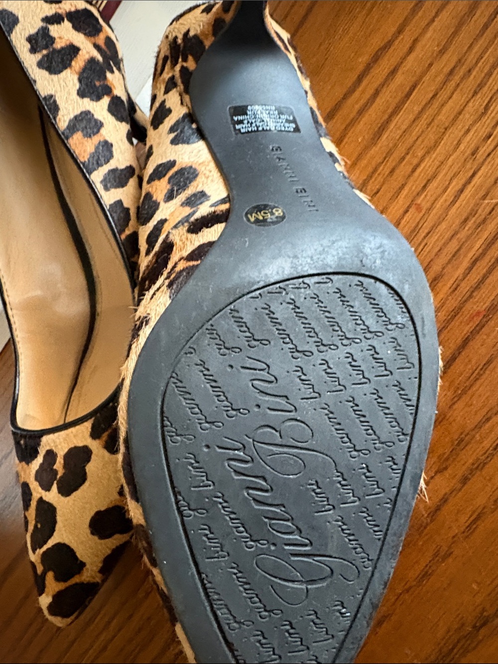 Gianni Bini Leopard-Print Pointed Toe Pumps - Brown/Black - Picture 3 of 6